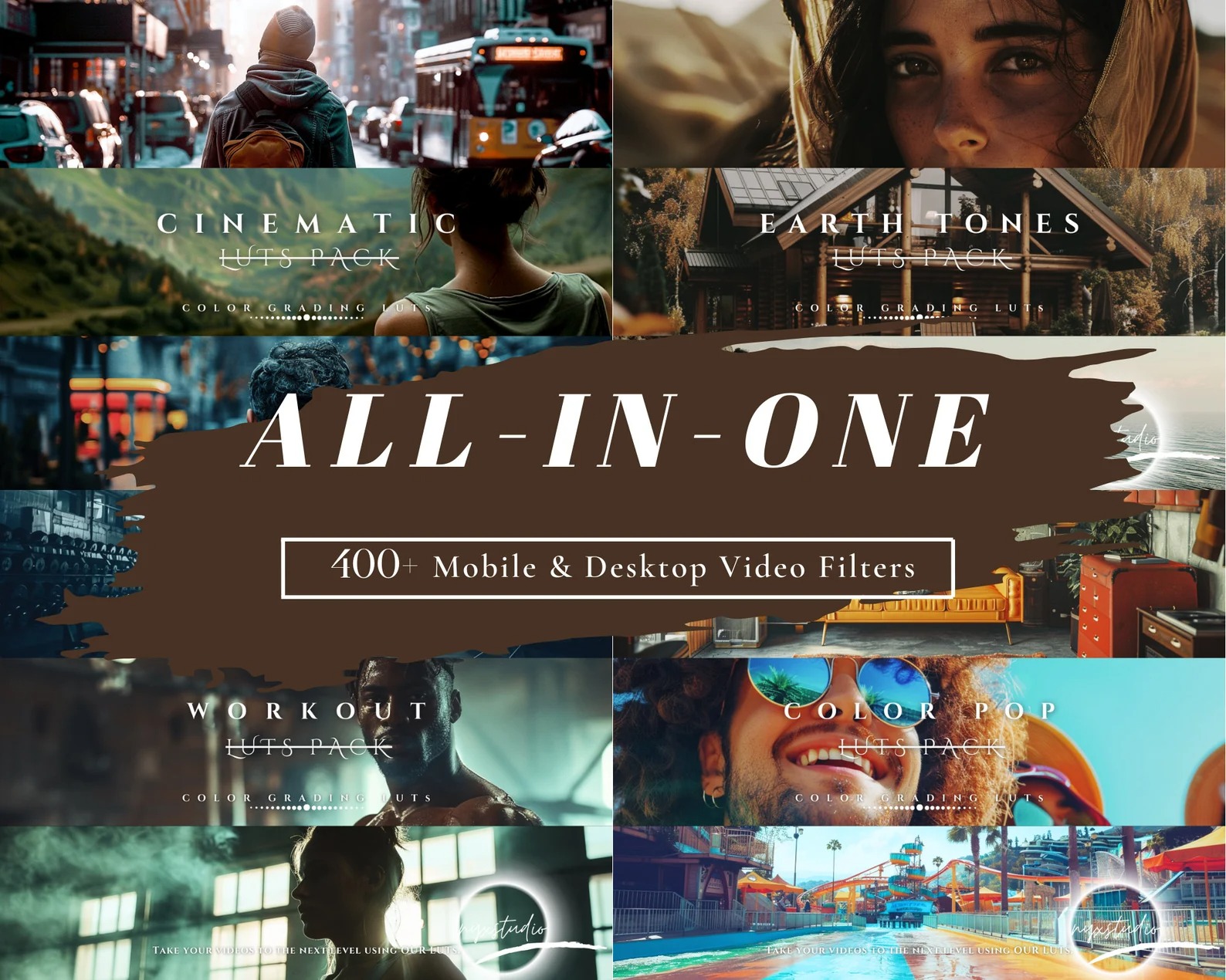 400 Cinematic Color LUTs — Pro Bundle
